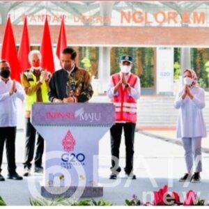 Presiden Jokowi Resmikan Bandara Ngloram di Blora