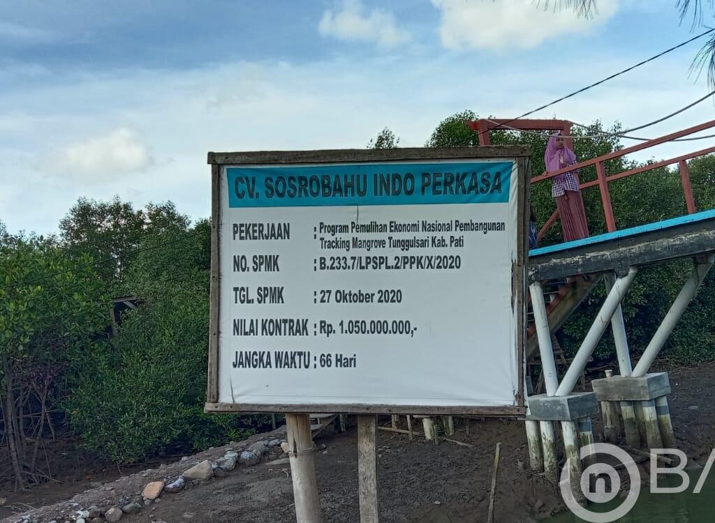 CV Sosrobahu Indo Perkasa Tak Bertanggungjawab dengan Proyek Wisata Mangrove