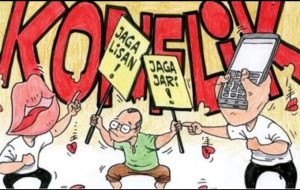 Kades yang viral Ngeroom Kini Bikin Ulah Lagi Wartawan di Semprong