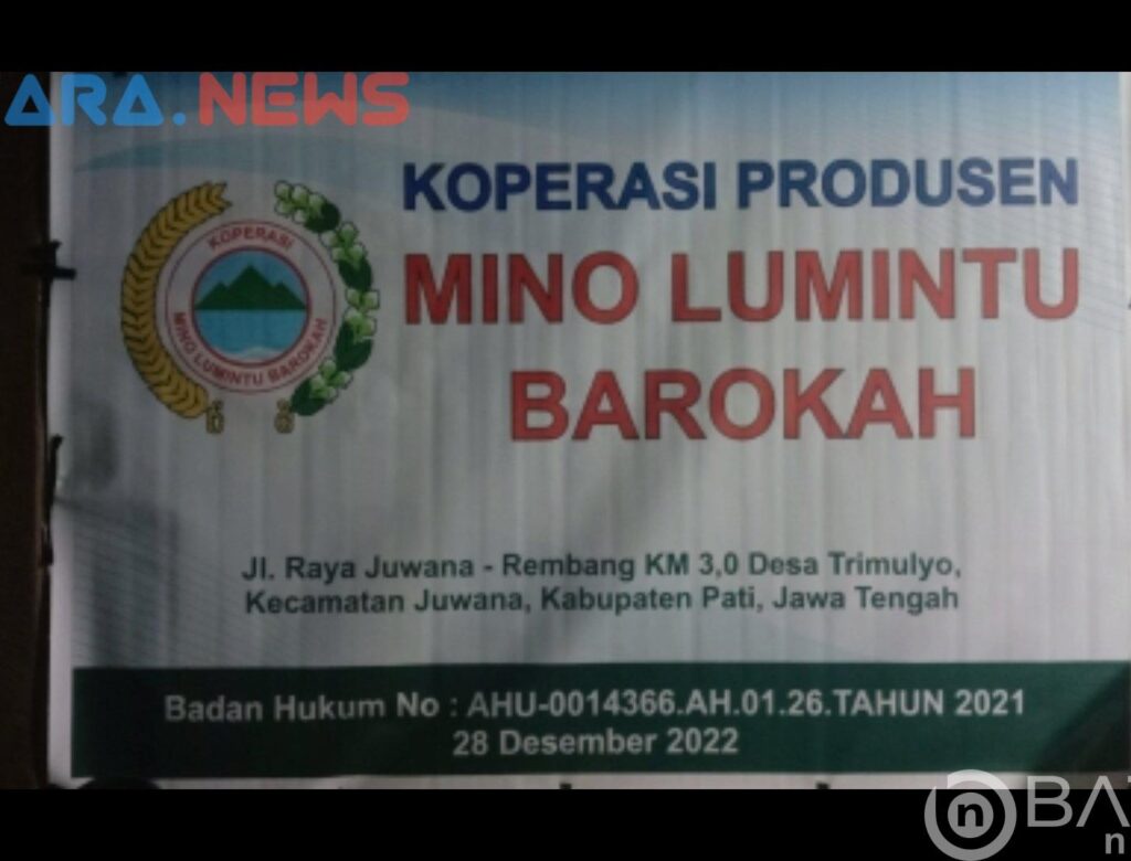 Peresmian Koperasi Produsen Mino Lumintu Barokah