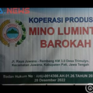 Peresmian Koperasi Produsen Mino Lumintu Barokah