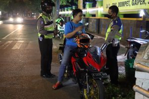 Satlantas Pati Amankan 21 motor Berkenalpot Berisik