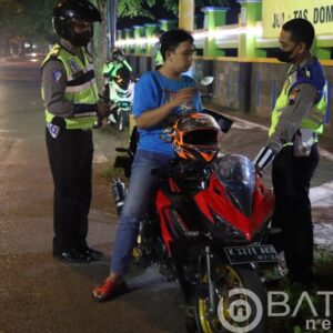 Satlantas Pati Amankan 21 motor Berkenalpot Berisik