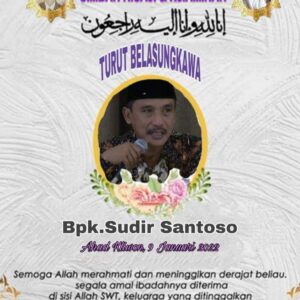 Keluarga Besar Parade Nusantara Berduka H. Sudir Santoso SH. MH Berpulang Kerahmattullah