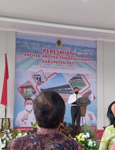 Bupati Pati Resmikan Proyek Tahun Anggaran 2021