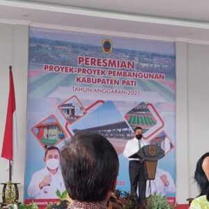 Bupati Pati Resmikan Proyek Tahun Anggaran 2021