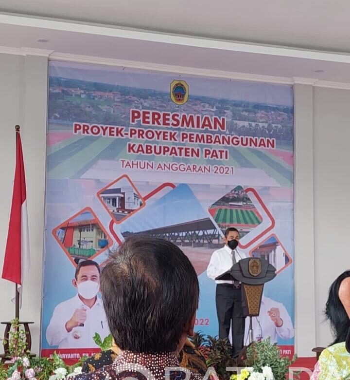 Bupati Pati Resmikan Proyek Tahun Anggaran 2021