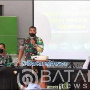 Kodim 0808/Blitar Sosialisasi Penerimaan Prajurit TNI AD, Khusus Dari Kalangan Santri Dan Lintas Agama