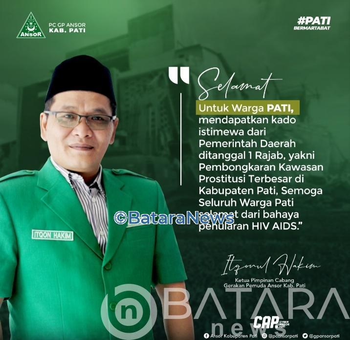 GP Ansor berikan apresiasi kepada Pemda Pati atas robohnya LI GP Ansor berikan apresiasi kepada Pemda Pati atas robohnya LI