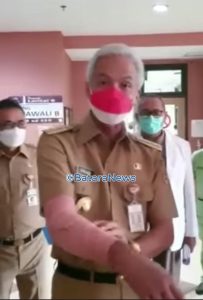 Begini Kabar Ganjar, Setelah Terjatuh Dari Sepedanya