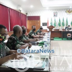 Danrem 071/Wijayakusuma Pimpin Sidang Pankar Jabatan Perwira.