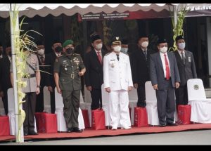 Danrem 071/Wijayakusuma Hadiri Upacara Hari Jadi Ke-451 Kab Banyumas