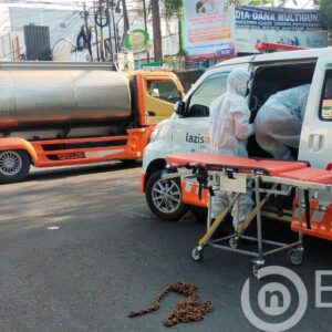 Naas Mobil Pembawa Jenazah Alami Laka Maut