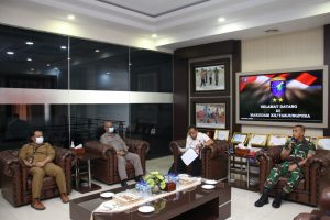 Kapoksahli Pangdam XII/Tpr Terima Kunjungan Tim Kemenkopolhukam RI