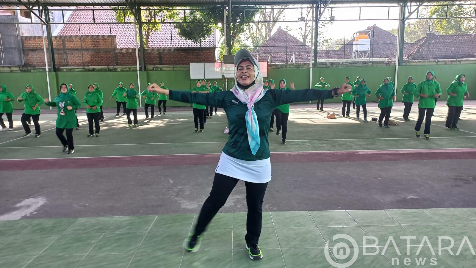 Jumat Sehat, Persit Kodim Grobogan Laksanakan Senam Bersama Jumat Sehat, Persit Kodim Grobogan Laksanakan Senam Bersama