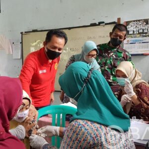 Capai 80% Percepatan Vaksinasi Covid-19 Puskesmas 1 Winong Berkolaborasi Dengan BIN Di Beberapa Tempat