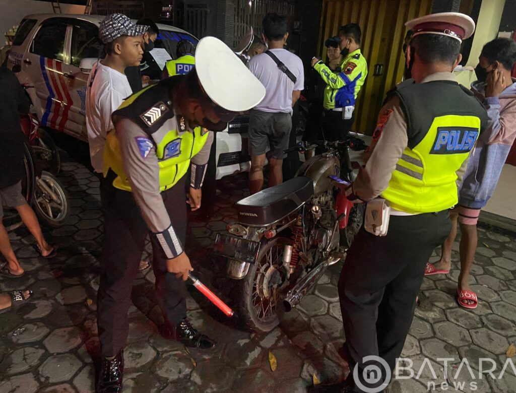 Satlantas Pati Tertipkan Kenalpot tidak Standart, Dan Layangkan 119 Surat Tilang