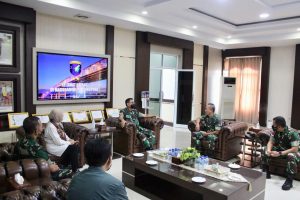 Pantau Program Food Estate, Pangdam XII/Tpr Audiensi Dengan Tim Itjenad dan Itjen Kementan