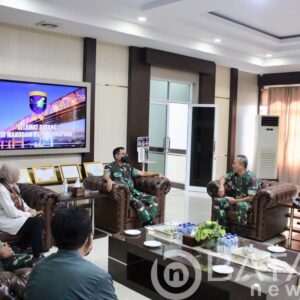 Pantau Program Food Estate, Pangdam XII/Tpr Audiensi Dengan Tim Itjenad dan Itjen Kementan