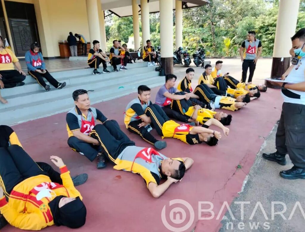 Personel Polres Kubu Raya LaksanakanTes Kesamaptaan Jasmani berkala periode I Tahun 2022