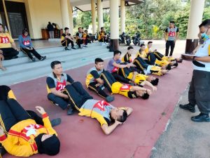 Personel Polres Kubu Raya LaksanakanTes Kesamaptaan Jasmani berkala periode I Tahun 2022
