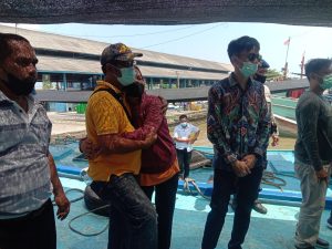 Kapal Dari Juana Yang Membawa 10 Siswa PKL, 1 Siswa Terjatuh Di Laut Hilang Dan Belum Di Temukan