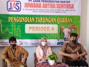 BPR Juwana Artha Sentosa Gelar Undian Tabungan Qurban Periode IV 2022