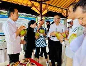 Presiden Jokowi Tinjau Progres Pembangunan Bendungan Sepaku Semoi