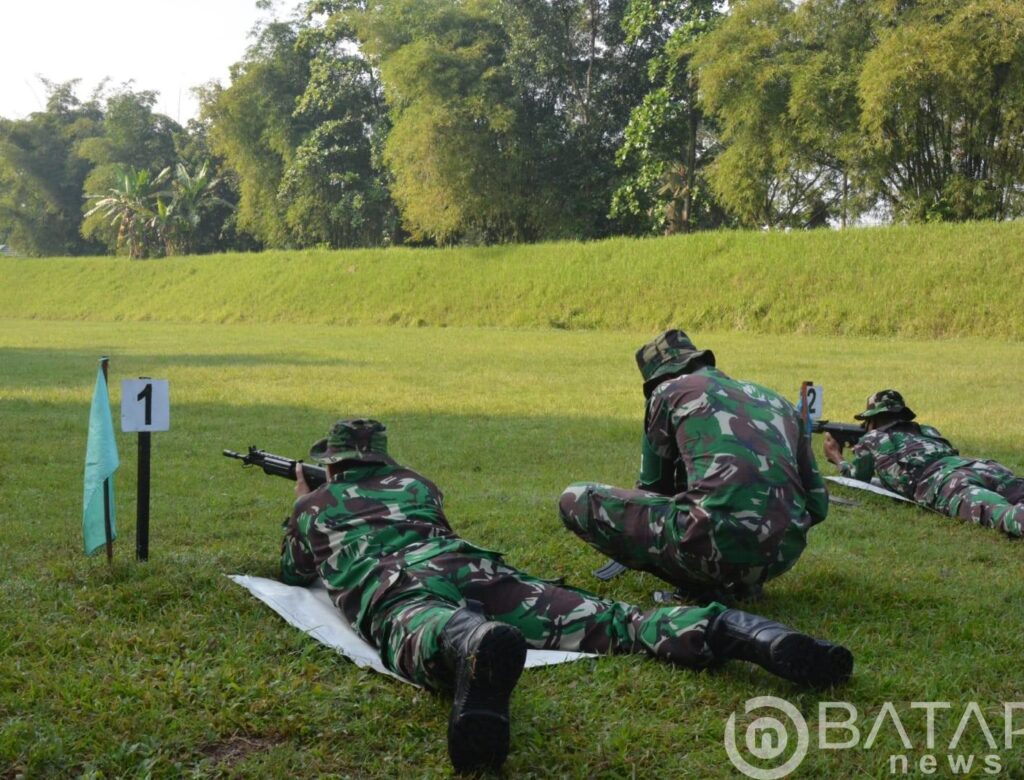 Latih Kemampuan Prajurit, Korem 071/Wijayakusuma Gelar Latihan Menembak.