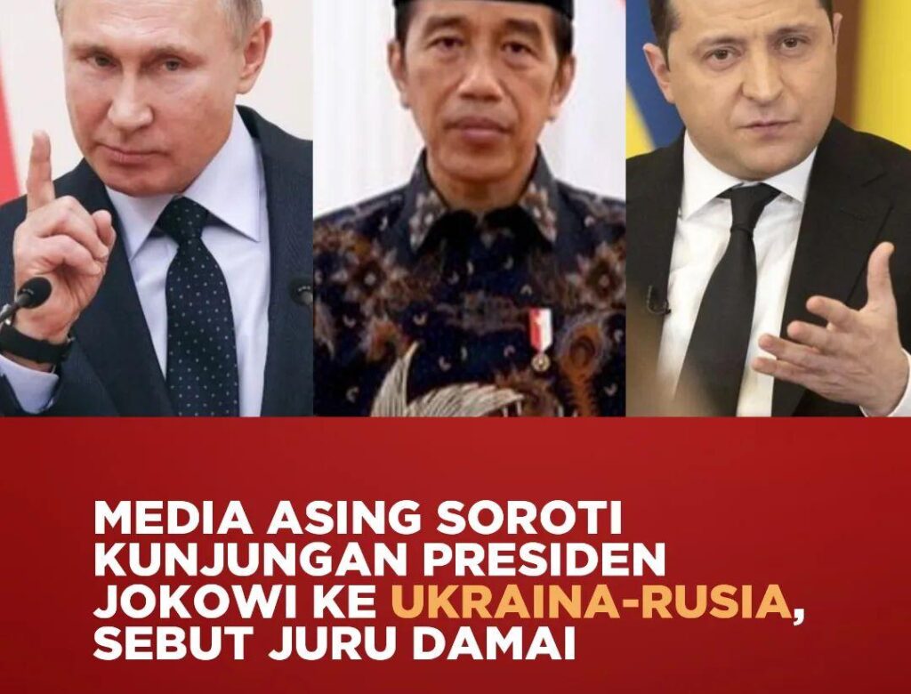 Media Asing Soroti Kunjungan Kerja Presiden Jokowi Ke Ukraina-Rusia