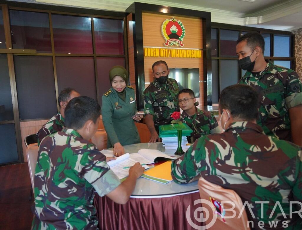 Jelang Wasrik Tim Post Audit, Korem 071/Wijayakusuma Gelar Sinkronisasi Data Progjagar