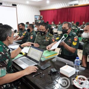 Lakukan Fungsi Pengawasan dan Kontrol Progjagar, Tim Post Audit Itjenad Datangi Markas Korem 071/Wijayakusuma