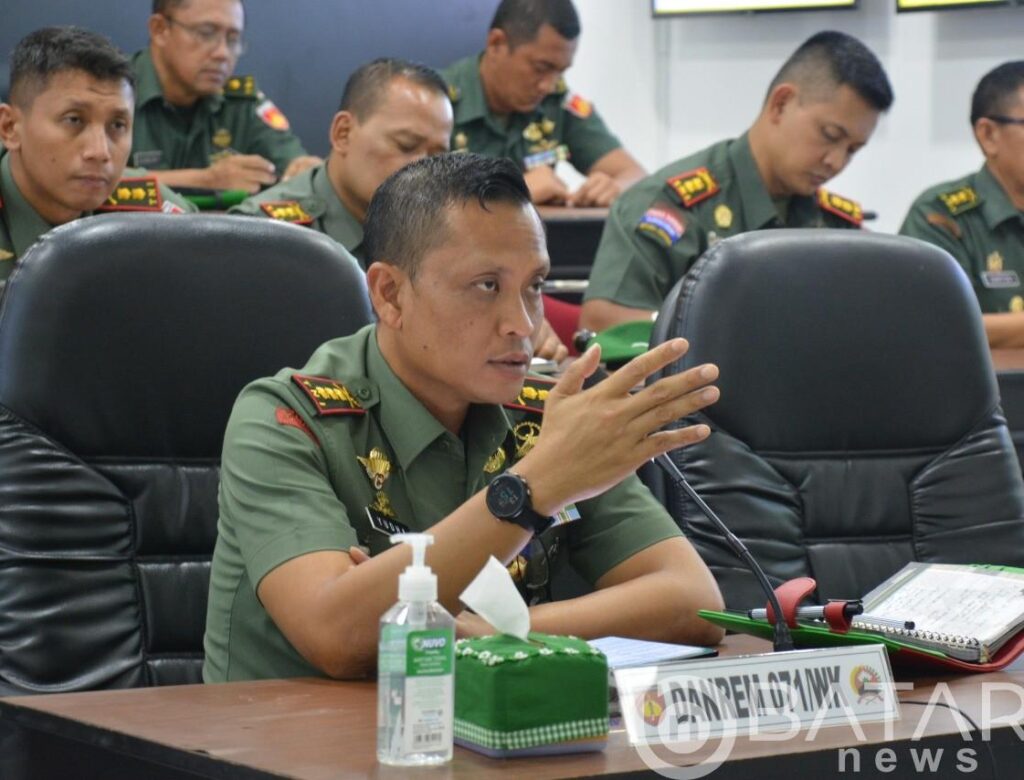 Danrem 071/Wijayakusuma Vicon Jajarannya Untuk Persiapkan Ketahanan Pangan Diwilayah