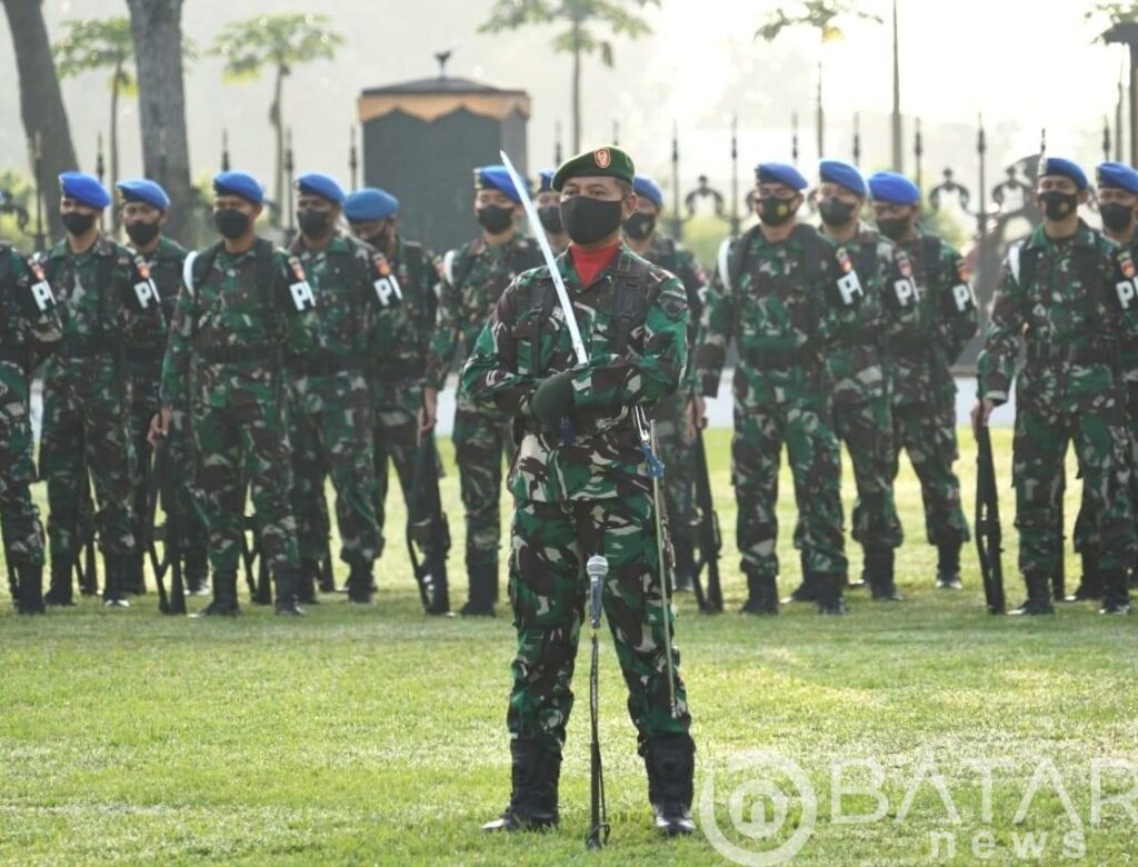 Korem 071/Wijayakusuma Gelar Upacara Bendera Awal Bulan Juli 2022