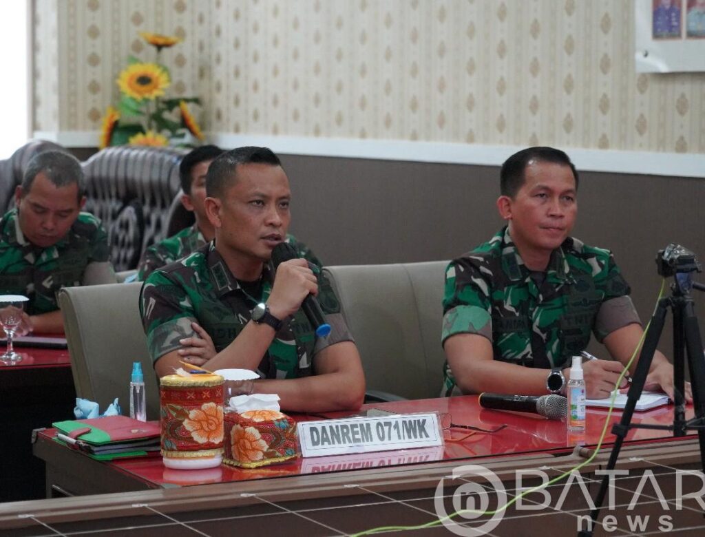 Lewat Daring, Danrem 071/Wijayakusuma Sampaikan Beberapa Hal Kepada Jajaran Sebagai Pedoman Pelaksanaan Tugas