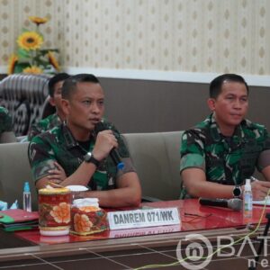 Lewat Daring, Danrem 071/Wijayakusuma Sampaikan Beberapa Hal Kepada Jajaran Sebagai Pedoman Pelaksanaan Tugas