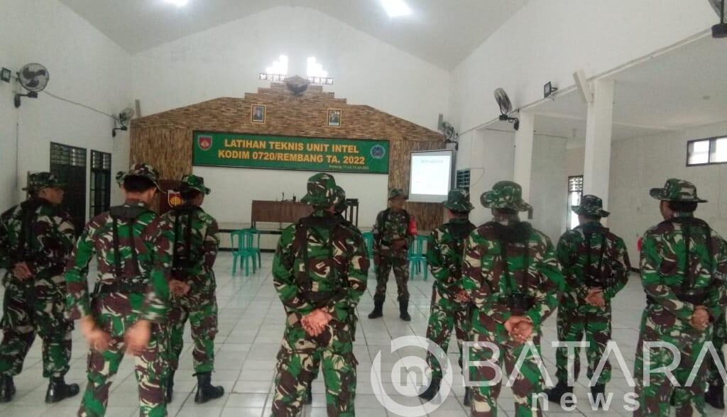 Guna Mempertajam Satuan Intelijen, Kodim 0720/Rembang Gelar Latihan Teknis Tahun 2022