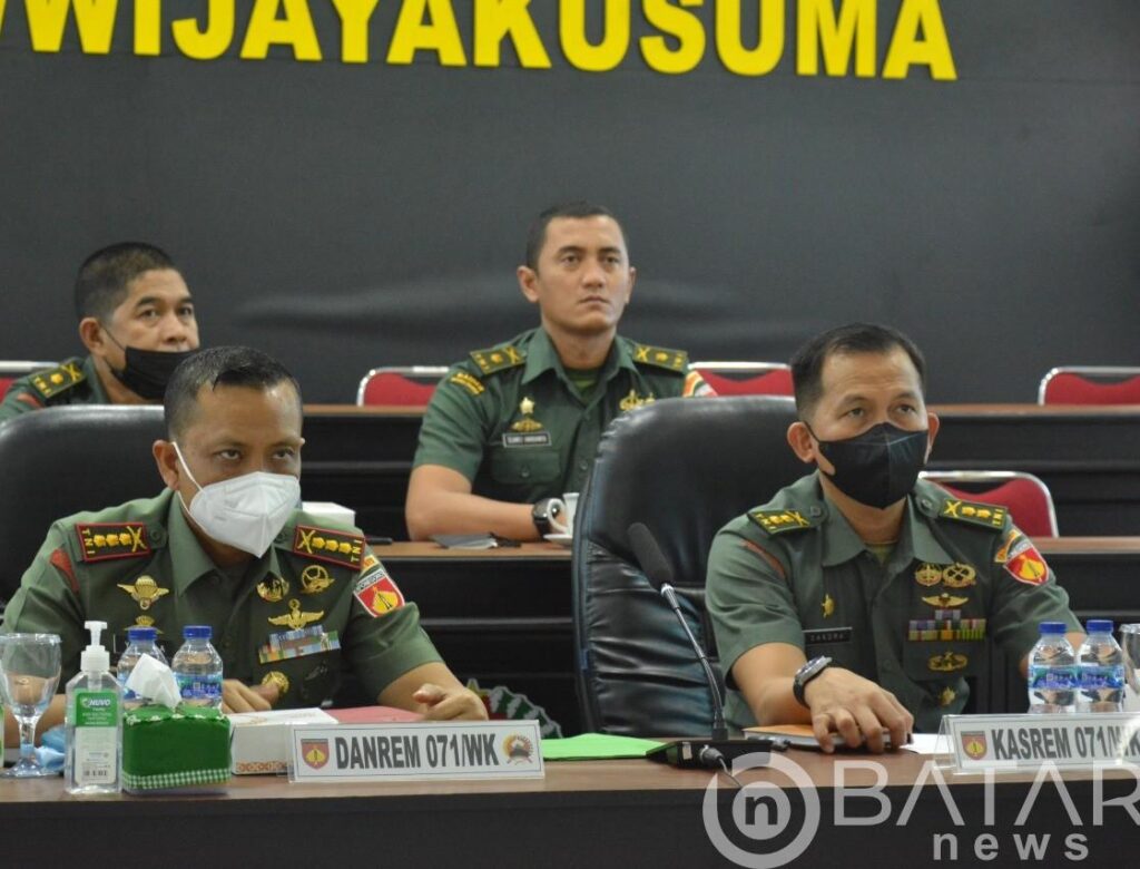 Antisipasi Melonjaknya Kasus PMK di Jateng, Danrem 071/Wijayakusuma Ikuti Vidcon Dengan Pemprov Jateng