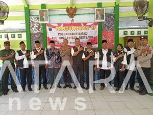 Pokdarkamtibmas Sektor Kragan Dikukuhkan. Siap Menjadi Motor Penggerak Kesadaran Masyarakat