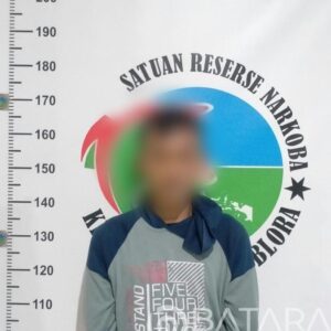 Pengedar Sabu Asal Jakenan Pati di Amankan Satresnarkoba Polres Blora