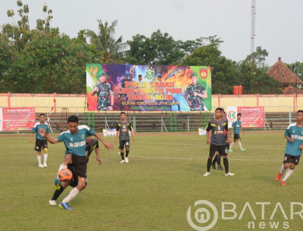 Sepak Bola Liga Santri Piala Kasad Tingkat Korem 071/Wijayakusuma, menghasilkan 4 (empat) Kesebelasan Masuk Semifinal.