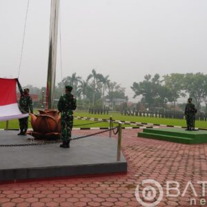 BFK Danrem 071/Wijayakusuma Pada Upacara Awal Bulan Agustus 2022