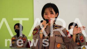 Kunjungi Lima Sekolah Menengah di Semarang, Polwan Cantik Jateng Ajak Siswa Bijak Bermedia Sosial