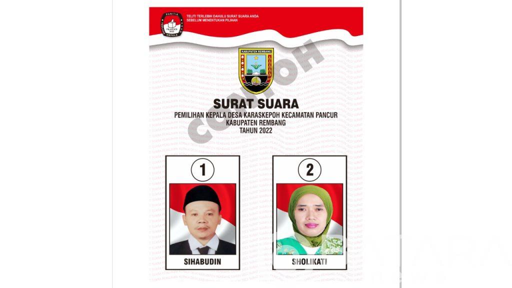 Panitia Pilkades Desa Karas Kepoh Selenggarakan Rapat Pengundian Nomor Urut Serta Deklarasi Damai