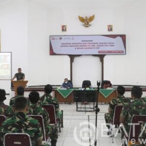 Cegah Investasi Ilegal dan Pinjaman Online, Prajurit Wijayakusuma menerima penyuluhan dari OJK Purwokerto
