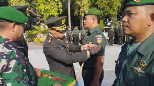 Hari Kesaktian Pancasila, Dandim Rembang Pimpin Korps Raport Prajurit Naik Pangkat