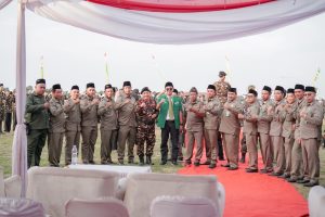 Banser Adakan Pertemuan Akbar, Ribuan Anggota Hadir Bukti Solidaritas Dan Satu Komando