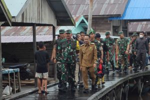 Dikunjungi Tim Wasev Mabes Angkatan Darat, Progres TMMD di Petuk Katimpun Sudah Mencapai 30%
