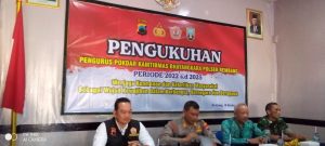 Siap Menjadi Pelopor Kamtibmas, Pokdarkamtibmas Sektor Rembang di Kukuhkan
