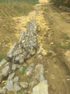 Proyek Talud Desa Sumbersari di Duga Salah Tempat, Baru selesai di Kerjakan Kemarin Sudah Ambrol Rusak Parah